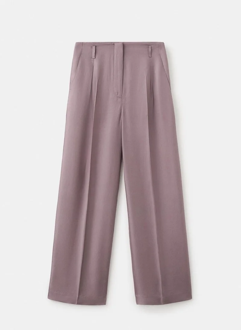 MANGO  Straight mid-rise trousers for Women | Best Price UAE
